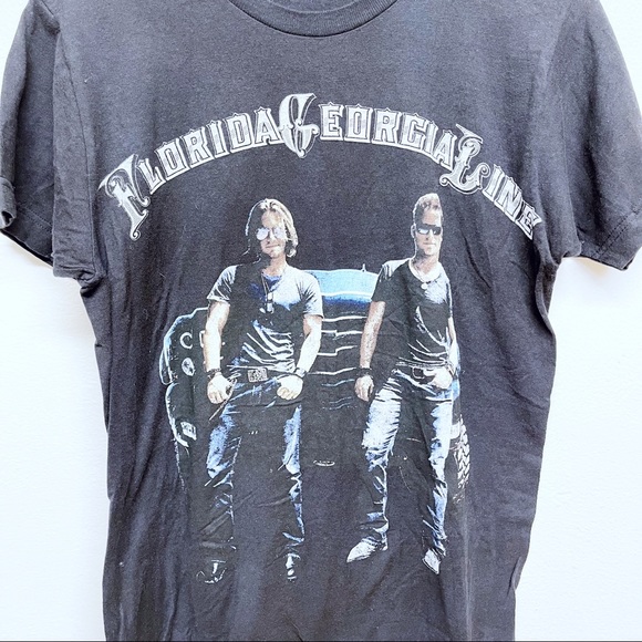 Florida Georgia Line Band Tour 2013 Men's Small Black Cotton Shirt - Picture 4 of 4